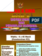 Bab II Sis Hukum & Perad Nas