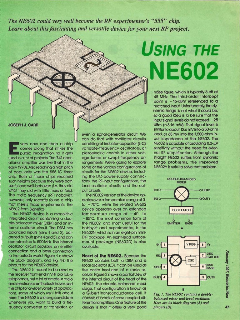 Using The NE602 RF Chip | PDF
