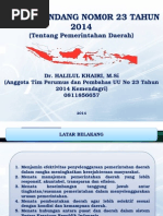 Download SOSIALISASI UU NO 23 TAHUN 2014 - Copyppt by Ray Napitupulu SN254545798 doc pdf