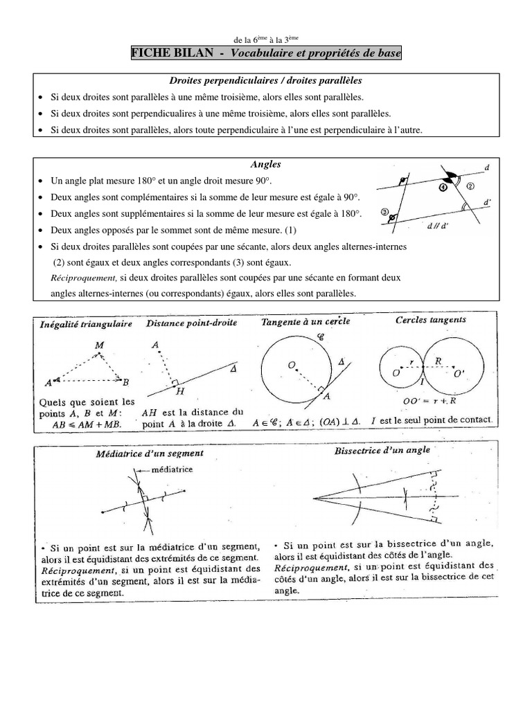 Exercices Sur Les Angles 6ème à Imprimer