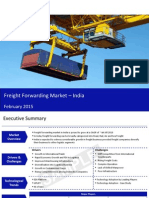 Market Research Report: Freight Forwarding Market in India 2015 - Sample