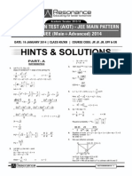 Aiot Main Xii Syllabus Paper Code 0-19-01 2014 Sol