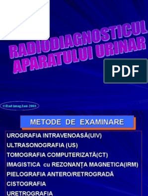 uretrografie ascendentă pentru prostatită