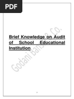 Brief Note On School Audit