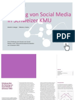 Nutzung Von Social Media in Schweizer KMU