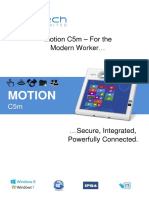Motion Computing C5m Datasheet