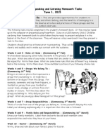 Identifying Us Speaking and Listening Homework Tasks