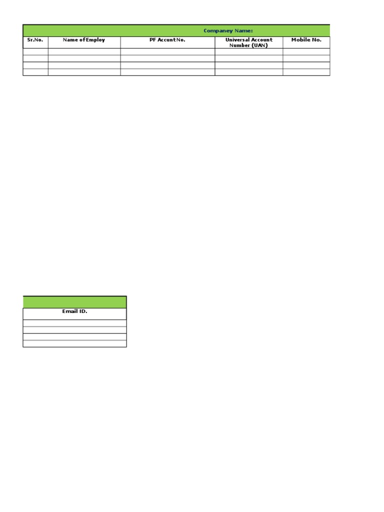 H.R. Documentation Format .xlsx1 | PDF