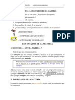 Unidad Didactica Los Estados de La Materia PDF