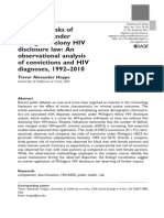 Hoppe T. Disparate risks of conviction under Michigan’s felony HIV disclosure law