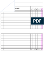 Schedule Format-For Month