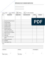 Compressed Gas Cylinder Inspection Blank Form