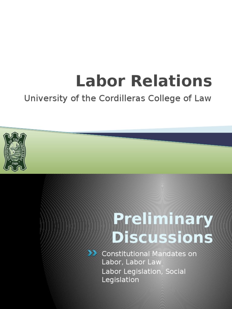 Constitutional Mandates on Labor Rights | PDF | Employment | Labour Law