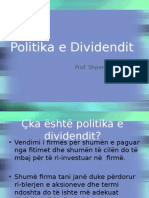  MF - Politika e Dividentit