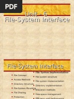 File System Interface