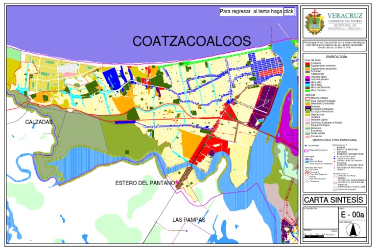 Mapa de Coatzacoalcos y Usos del Suelo | PDF