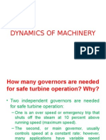 DYNAMICS OF MACHINERY: How Governors Control Turbine Speed
