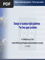 Copedi - Design of Subsea Rigid Pipelines - The Free Span Problem PDF