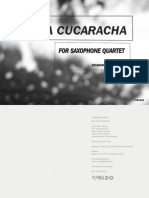 La Cucaracha - Saxophone Quartet