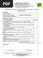 Form 5 Ficha de Avaliação Do Estagiário Pelo Supervisor Da Unidade Concedente