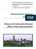 Administration of Tenant Complaints