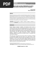 Anglicism in Romanian | PDF | English Language | Translations