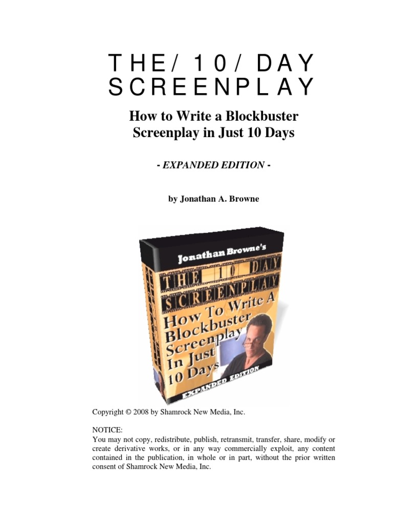 10 Day Screenplay | PDF | Screenplay | Screenwriter