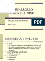 El Desarrollo Motor Del Niño