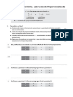 Proporcionalidade Direta