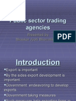 Public Sector Trading Agencies