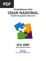 Pembahasan Soal Un Ipa Smp 2011