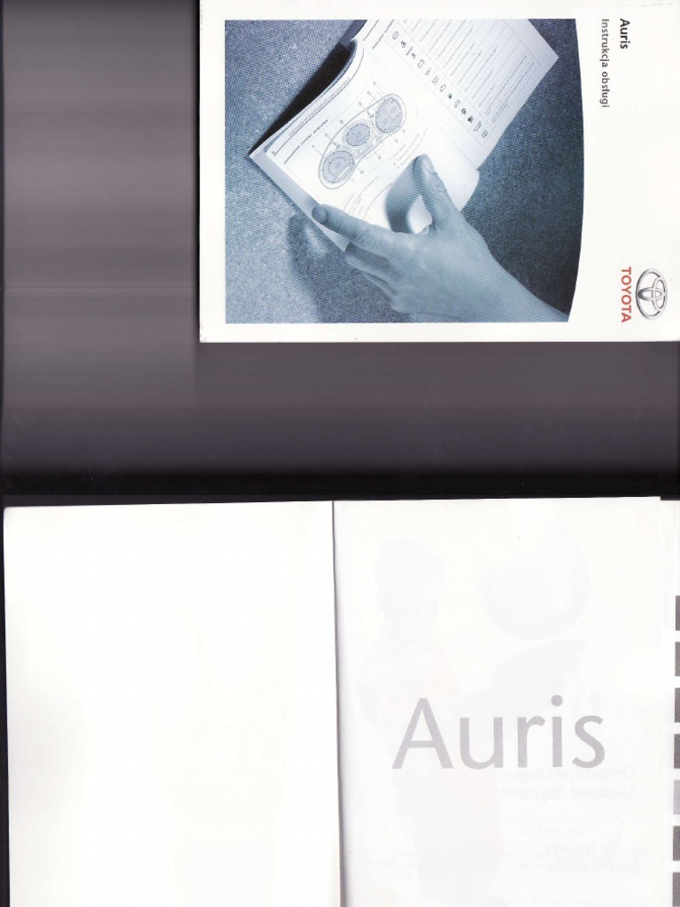 Toyota Auris 2013 Instrukcja Obsługi Pdf