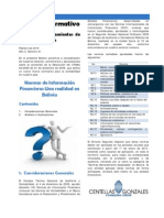 NIF Bolivia: Implicaciones de la adopción de las Normas Internacionales de Información Financiera