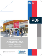 Orientaciones para La Implementacion Del Modelo de Atencion Integral de Salud Familiar y Comunitaria. MINSAL Chile-OPS 2013