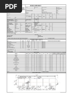 Vessel Data Sheet