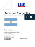 Recession & Argentina: Prepared by