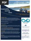 Sustainability Learning Series