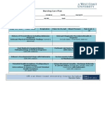 Care Plan Template