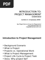 Project Management Introduction