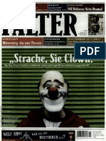 Falter 22.1.2010 - "Strache Sie Clown"