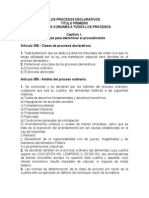 Los Procesos Declarativos en Honduras