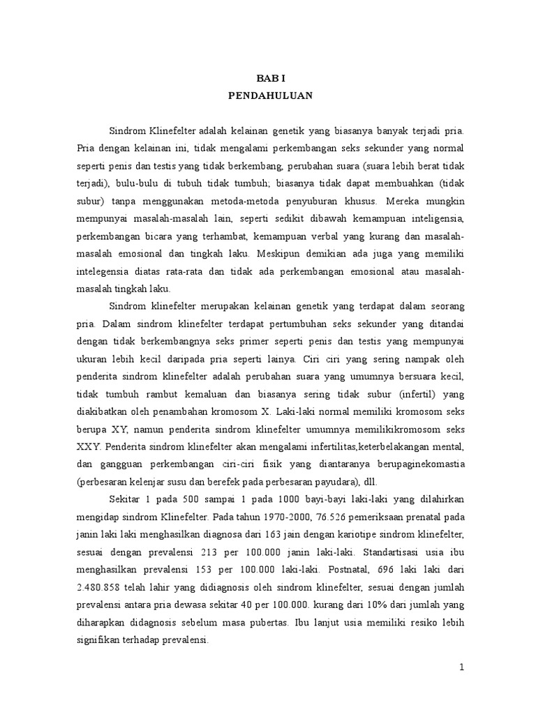 Реферат: Klinefelter Syndrome Essay Research Paper Klinefelter syndrome