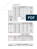 Tabla de Excel para calcular porticos