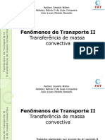 Transferencia de Massa Convectiva - Slide