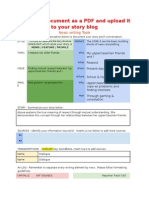 Save This Document As A PDF and Upload It To Your Story Blog