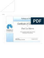 pathway to potential certificate