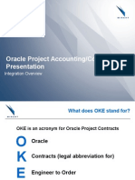 Oracle Project Accounting and Contracts