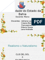 Realismo X Naturalismo Versão Power Point