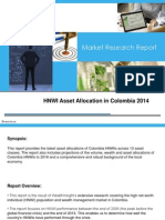 Market Research Report: HNWI Asset Allocation in Colombia 2014