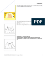 Zone offence double screen attack